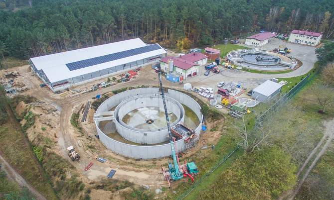 Oczyszczalnia ścieków os. Borek
